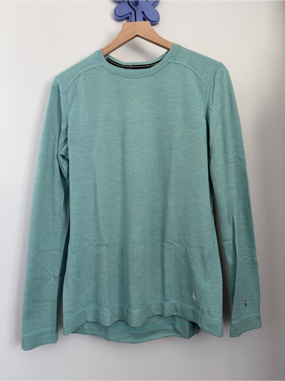 Smartwool XL Merino 250 Women’s Long Sleeve Tee Wool Mint Hiking Outdoor